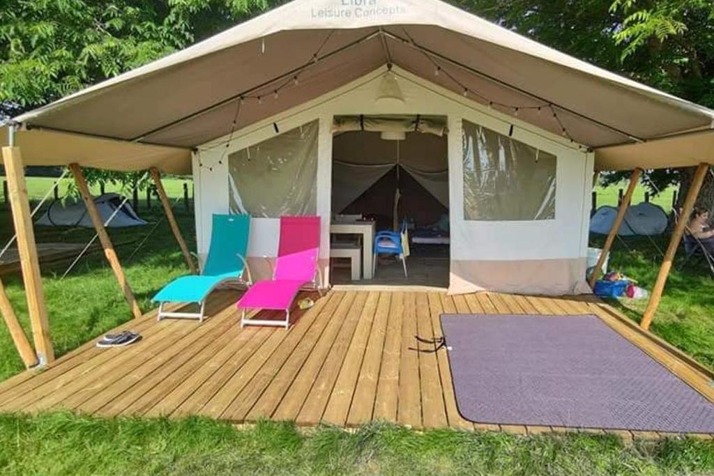 Tente Lodge La Plage Autet Exterior foto