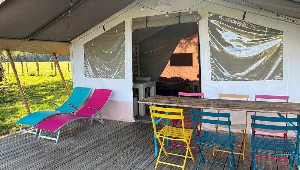 Tente Lodge La Plage Autet Exterior foto